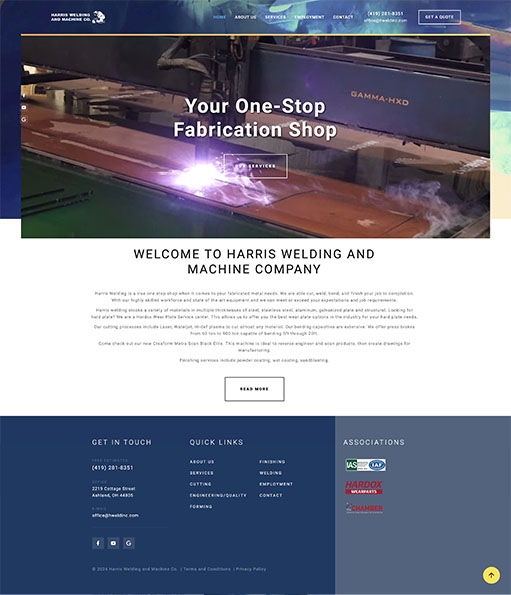 Ashland website design