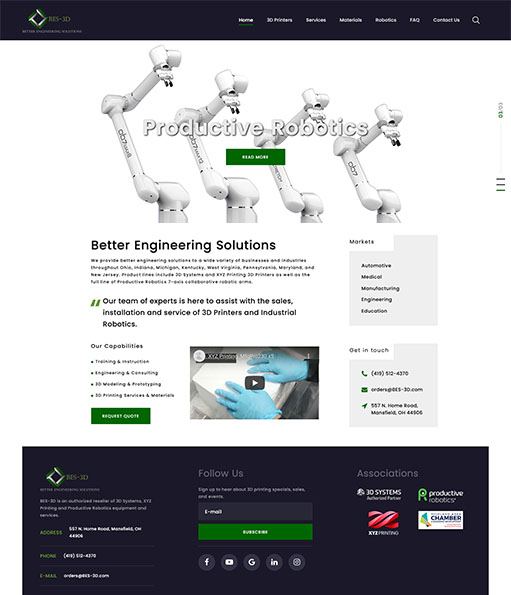 Mansfield Website design