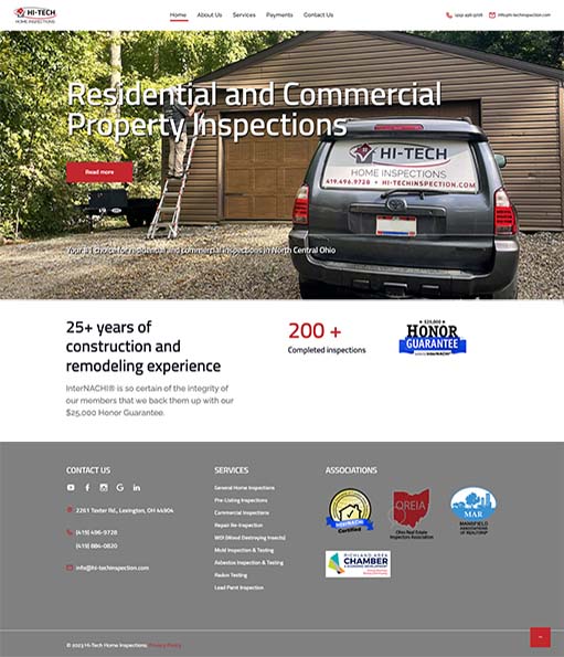 Hi-Tech Home Inspection Site