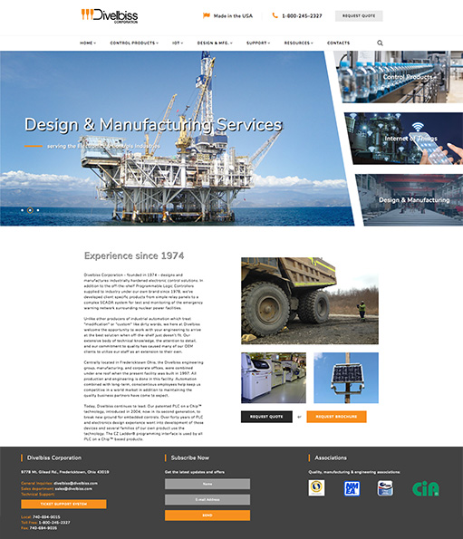 fredericktown website design